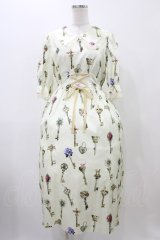 MILK / プリンセスKeyドレス  アイボリー H-25-11-19-1012-ML-OP-KB-ZH