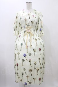 MILK / プリンセスKeyドレス  アイボリー H-25-11-19-1012-ML-OP-KB-ZH