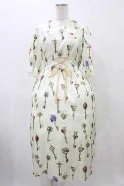 画像1: MILK / プリンセスKeyドレス  アイボリー H-25-11-19-1012-ML-OP-KB-ZH