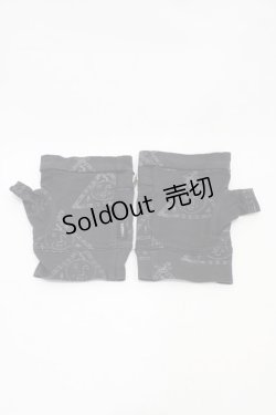 画像2: h.NAOTO / フィンガーレスグローブ  ブラック H-25-11-19-1002-HN-ZA-KB-ZH