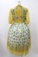 画像2: Jane Marple / Chromos bouquetのガーデンドレス  イエロー H-25-11-19-1013-JM-OP-KB-ZH (2)
