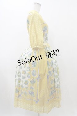 画像3: Jane Marple / Chromos bouquetのガーデンドレス  イエロー H-25-11-19-1013-JM-OP-KB-ZH