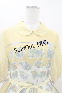 画像4: Jane Marple / Chromos bouquetのガーデンドレス  イエロー H-25-11-19-1013-JM-OP-KB-ZH