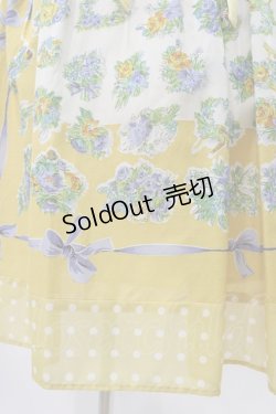 画像5: Jane Marple / Chromos bouquetのガーデンドレス  イエロー H-25-11-19-1013-JM-OP-KB-ZH