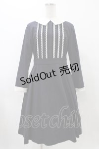 Jane Marple / ビンテージポプリンのドミトリードレス  ネイビー H-25-11-19-1014-JM-OP-KB-ZH