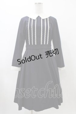 画像1: Jane Marple / ビンテージポプリンのドミトリードレス  ネイビー H-25-11-19-1014-JM-OP-KB-ZH