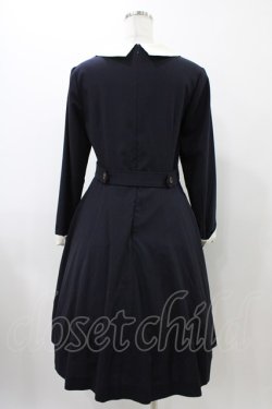 画像2: Jane Marple / ビンテージポプリンのドミトリードレス  ネイビー H-25-11-19-1014-JM-OP-KB-ZH