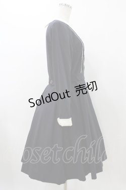 画像3: Jane Marple / ビンテージポプリンのドミトリードレス  ネイビー H-25-11-19-1014-JM-OP-KB-ZH