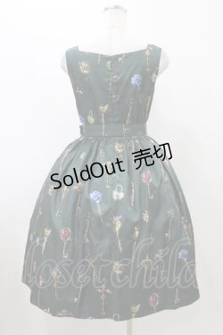 画像2: MILK / ラビリンスKeyジャンスカ  ダークグリーン H-25-11-19-1016-ML-OP-KB-ZH