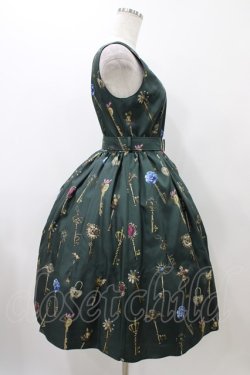 画像3: MILK / ラビリンスKeyジャンスカ  ダークグリーン H-25-11-19-1016-ML-OP-KB-ZH