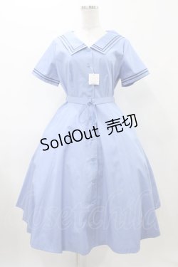 画像1: MILK / marine ドレス  ブルー H-25-11-19-1019-ML-OP-KB-ZT484