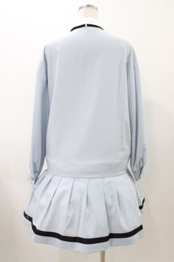 画像2: MILK / Ribbon Tieワンピース  サックス H-25-11-19-1020-ML-OP-KB-ZH