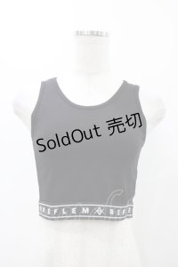 REFLEM / メッシュTEE＆ロゴリブタンクトップSET  ブラック H-25-11-19-1026-PU-TO-KB-ZT1122H