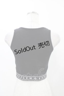 画像2: REFLEM / メッシュTEE＆ロゴリブタンクトップSET  ブラック H-25-11-19-1026-PU-TO-KB-ZT1122H