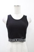 REFLEM / メッシュTEE＆ロゴリブタンクトップSET  ブラック H-25-11-19-1027-PU-TO-KB-ZT369