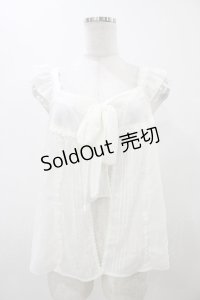 Emily Temple cute / ドビードットオーバーブラウス  オフホワイト H-25-11-19-1028-ET-BL-KB-ZH