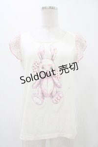 Emily Temple cute / Bunnyフリルカットソー  オフ H-25-11-19-1029-ET-TO-KB-ZH