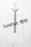 MILKBOY / TUCKED TIE SHIRTS  オフホワイト H-25-11-19-1031-MB-BL-KB-ZH
