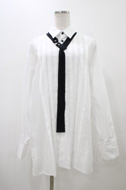 画像1: MILKBOY / TUCKED TIE SHIRTS  オフホワイト H-25-11-19-1031-MB-BL-KB-ZH