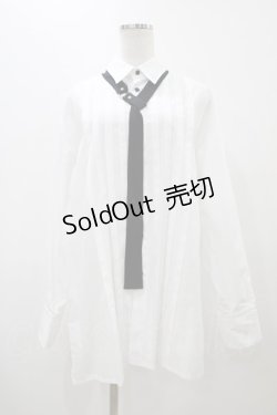 画像1: MILKBOY / TUCKED TIE SHIRTS  オフホワイト H-25-11-19-1031-MB-BL-KB-ZH