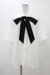 MILKBOY / LACY SHIRTS  ホワイト H-25-11-19-1032-MB-BL-KB-ZT483
