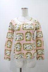 Emily Temple cute / フェアリーテイルフレームカットソー  ピンク H-25-11-19-1034-ET-TO-KB-ZH