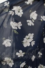 画像4: axes femme / 花柄オフショルブラウス M ネイビー H-25-11-19-054-AX-BL-NS-ZH (4)