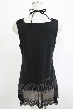 画像3: axes femme / 裾チュールタンク M ブラック H-25-11-19-057-AX-TO-NS-ZH