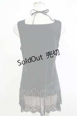 画像3: axes femme / 裾チュールタンク M ブラック H-25-11-19-057-AX-TO-NS-ZH