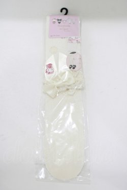 画像1: m petit by misako / AMOVKキティPLリボン  アイボリー H-25-11-19-059-LO-ZA-NS-ZH