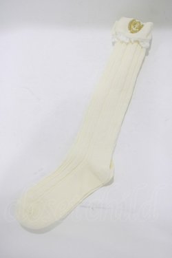 画像1: Kurumi Collaboration / ハイソックス  オフ H-25-11-19-060-GO-ZA-NS-ZH