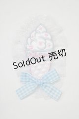 Nile Perch / ワッペンバレッタ&ブローチ   サックス H-25-11-19-070-LO-AC-NS-ZH