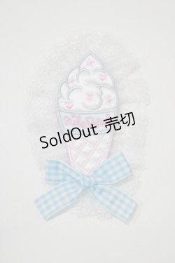 画像1: Nile Perch / ワッペンバレッタ&ブローチ   サックス H-25-11-19-070-LO-AC-NS-ZH