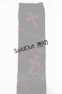 画像2: Chalmiere / ツギハギクロスオーバーニー  ブラック/ホワイト H-25-11-19-071-PU-ZA-NS-ZH