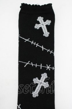 画像2: Chalmiere / ツギハギクロスオーバーニー  ブラック/ワイン H-25-11-19-072-PU-ZA-NS-ZH