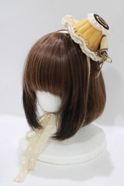 画像1: Hoshibako Works / キャラメルカヌレ ミニハット  ジンジャー H-25-11-19-075-LO-AC-NS-ZH