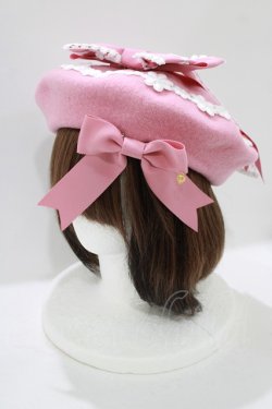 画像2: BABY,THE STARS SHINE BRIGHT / フラワーリースリボンベレー  ピンク H-25-11-19-079-BA-AC-NS-ZH