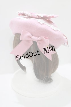 画像2: BABY,THE STARS SHINE BRIGHT / フラワーリースリボンベレー  ピンク H-25-11-19-079-BA-AC-NS-ZH