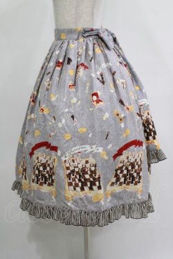 画像2: metamorphose / Nostalgic chessboardスカート Free グレー H-25-11-19-006-ME-SK-NS-ZH