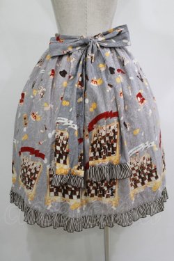 画像3: metamorphose / Nostalgic chessboardスカート Free グレー H-25-11-19-006-ME-SK-NS-ZH