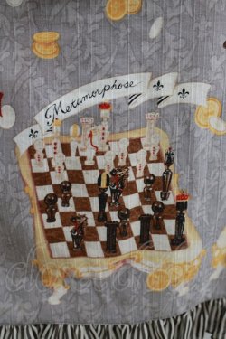 画像4: metamorphose / Nostalgic chessboardスカート Free グレー H-25-11-19-006-ME-SK-NS-ZH