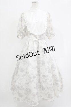 画像1: m petit by misako / AM*トワルドジュイワンピース M オフ H-25-11-19-009-LO-OP-NS-ZH