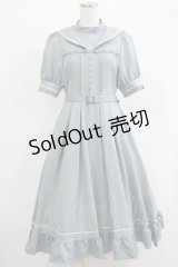 Kurumi Collaboration / マリンアカデミアワンピース M サックス H-25-11-19-011-GO-OP-NS-ZH