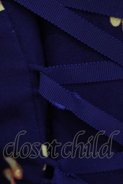 画像5: Innocent World / キノコの森の時計うさぎコルセットジャンパースカート M ネイビー H-25-11-19-001-IW-OP-NS-ZH