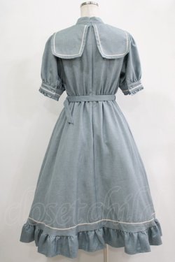 画像3: Kurumi Collaboration / マリンアカデミアワンピース M サックス H-25-11-19-011-GO-OP-NS-ZH