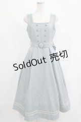 Kurumi Collaboration / マリンアカデミアジャンパースカート M サックス H-25-11-19-012-GO-OP-NS-ZH