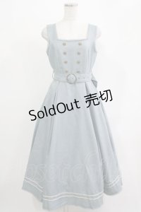 Kurumi Collaboration / マリンアカデミアジャンパースカート M サックス H-25-11-19-012-GO-OP-NS-ZH