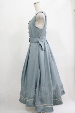 画像2: Kurumi Collaboration / マリンアカデミアジャンパースカート M サックス H-25-11-19-012-GO-OP-NS-ZH