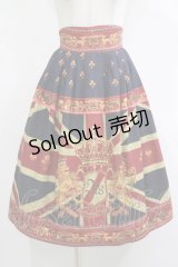 Innocent World / ユニオンジャックスカート M ネイビー H-25-11-19-013-IW-SK-NS-ZH