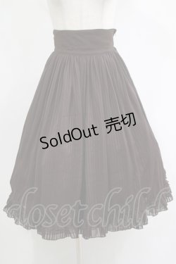 画像1: Innocent World / シフォンストライプローズスカート M/63cm丈 ブラウン H-25-11-19-015-IW-SK-NS-ZH